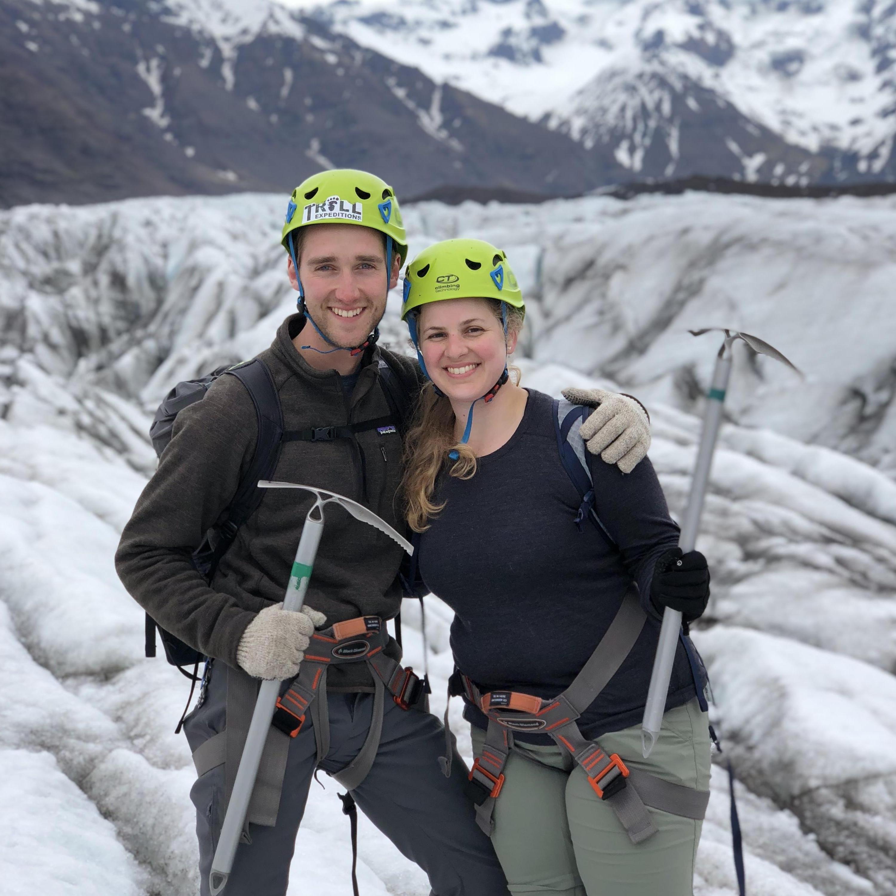 Glacier hiking and climbing in Iceland!
