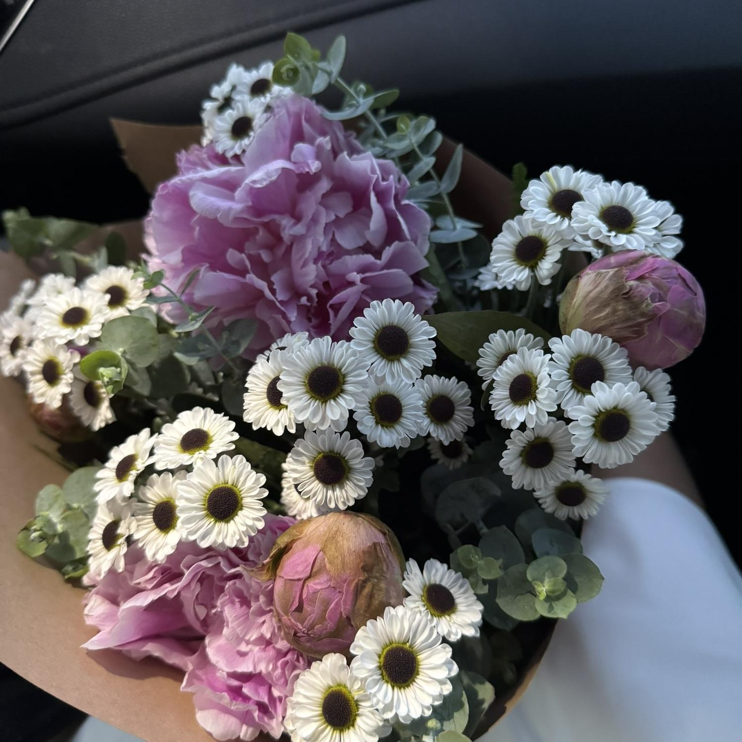 Peonies, Liz's favorite flowers for the proposal 2025. Peonias, las flores favoritas de Liz que le llevo Jose para su propuesta de matrimonio. 2025