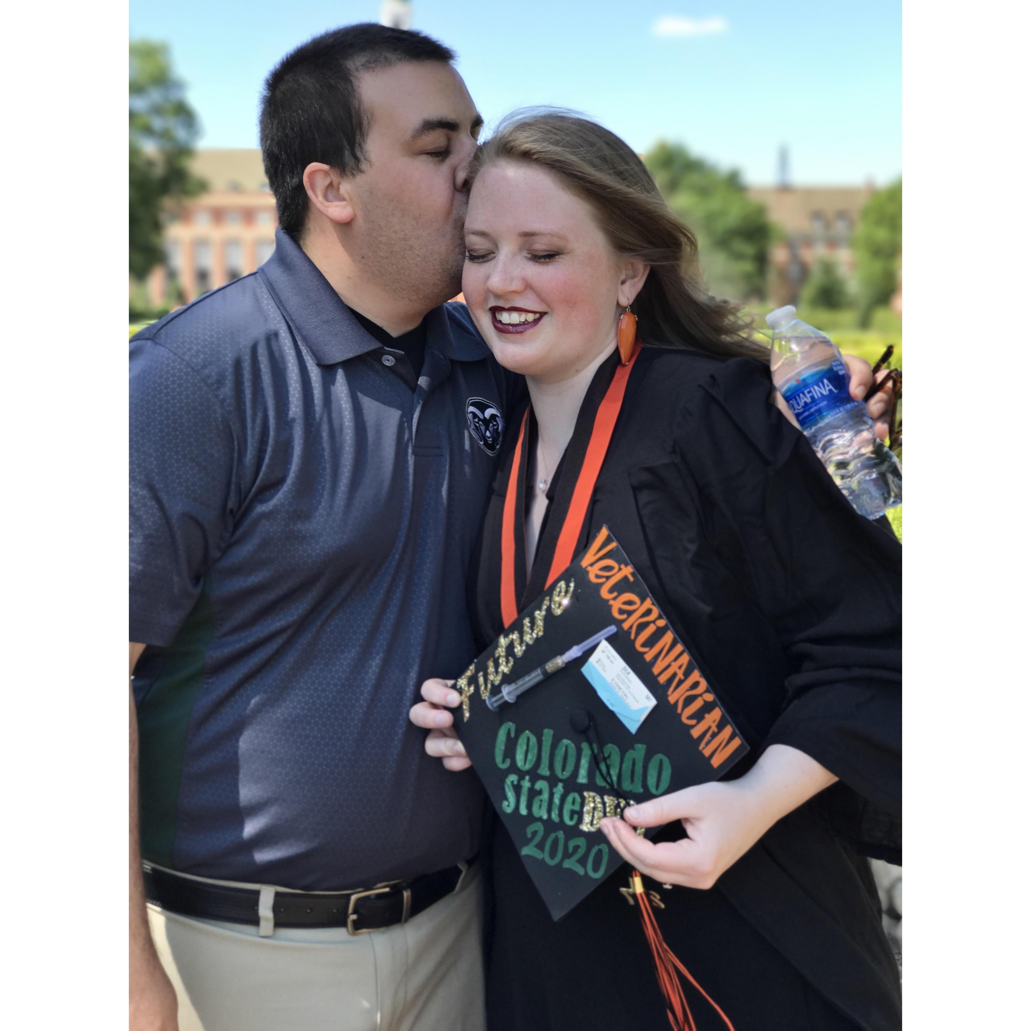 Amy's college graduation, 2017