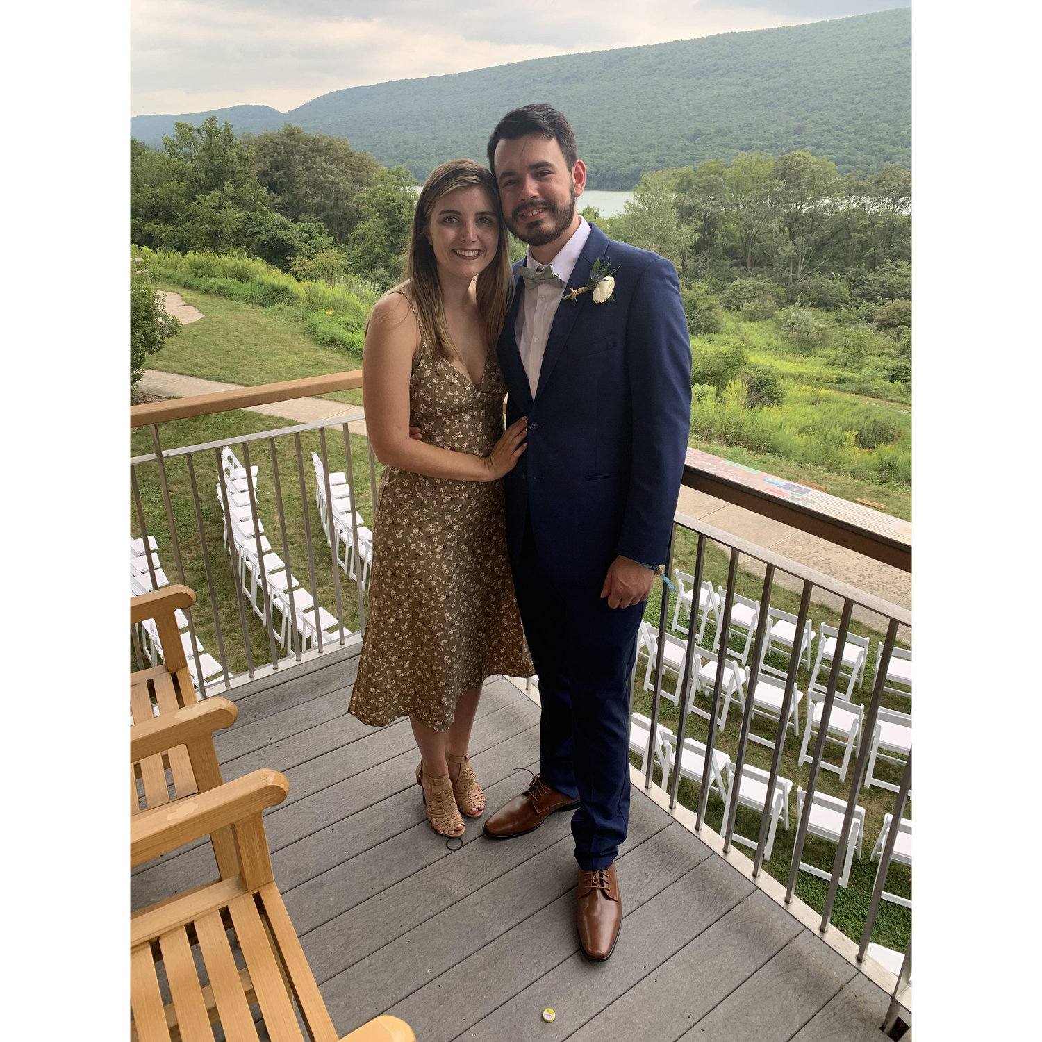 Our first wedding together!