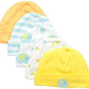 Gerber Unisex Baby 5 Pack Caps