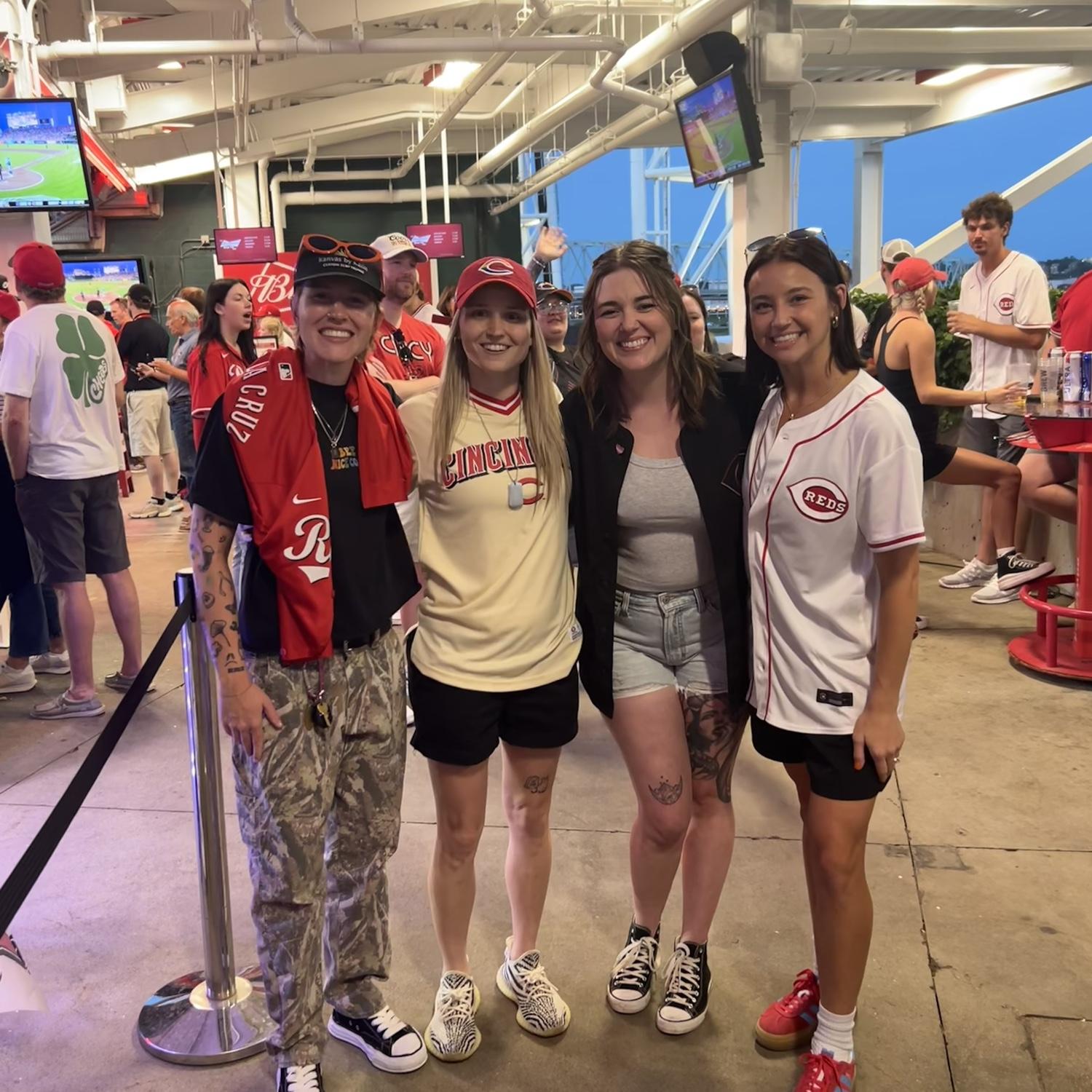 We met the Bellairs at Pride Night! 🏳️🌈