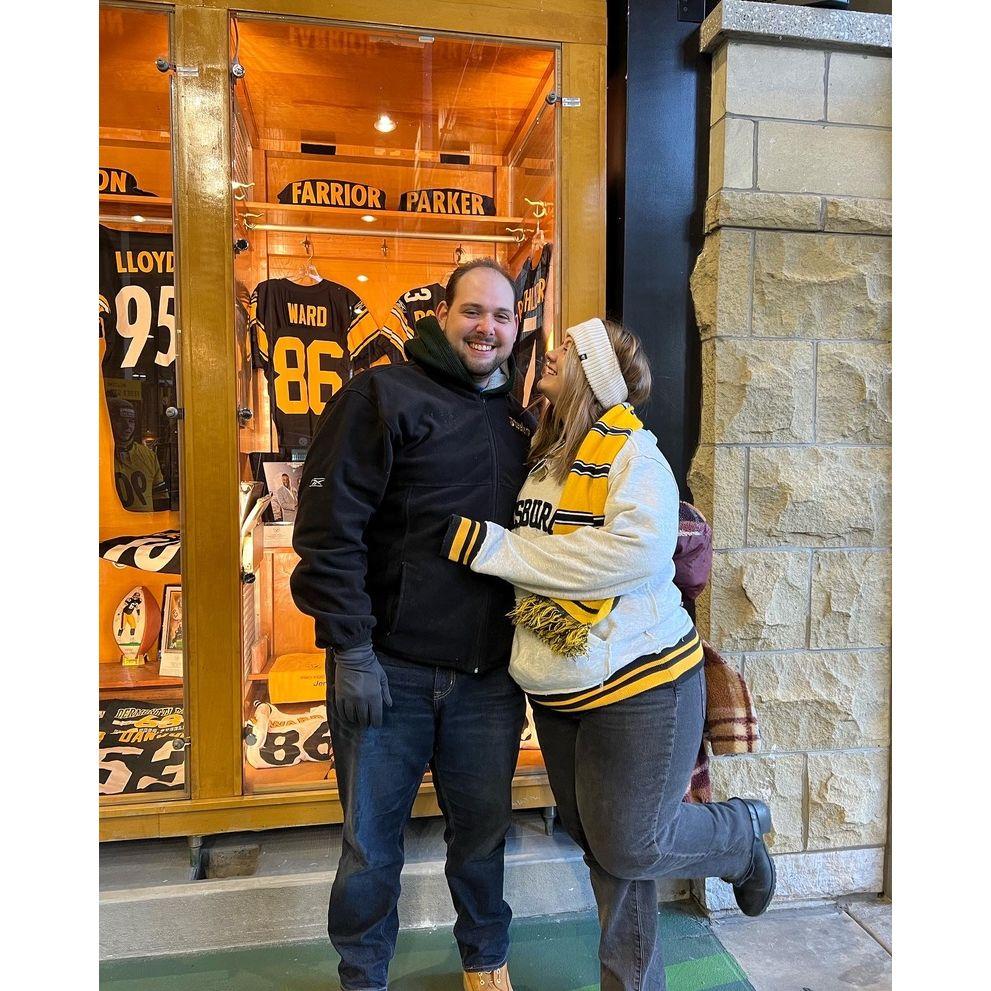Making Nathan into a Steelers Fan! (Even if he won't admit it)