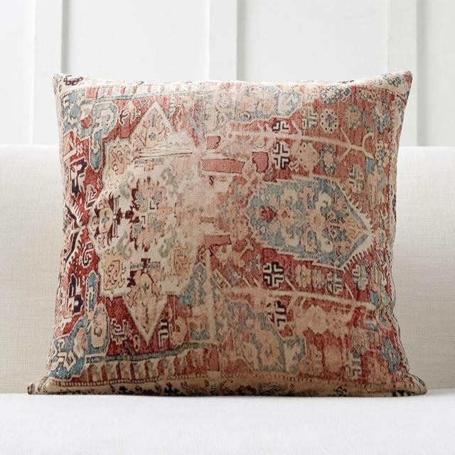 Basilia Print Pillow Cover, 22", Multi