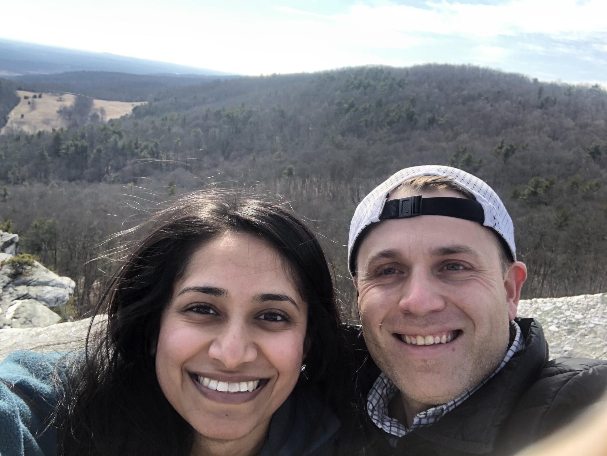 Our first hike together