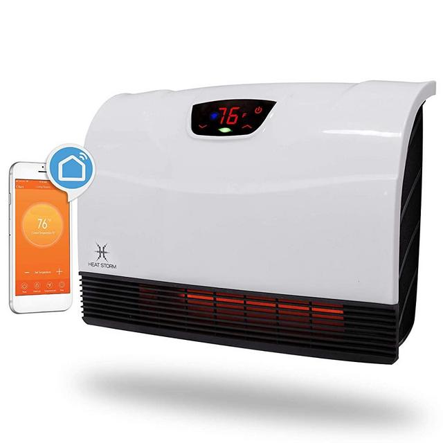 Heat Storm HS-1500-PHX-WIFI Infrared Heater, Wifi Wall Mounted