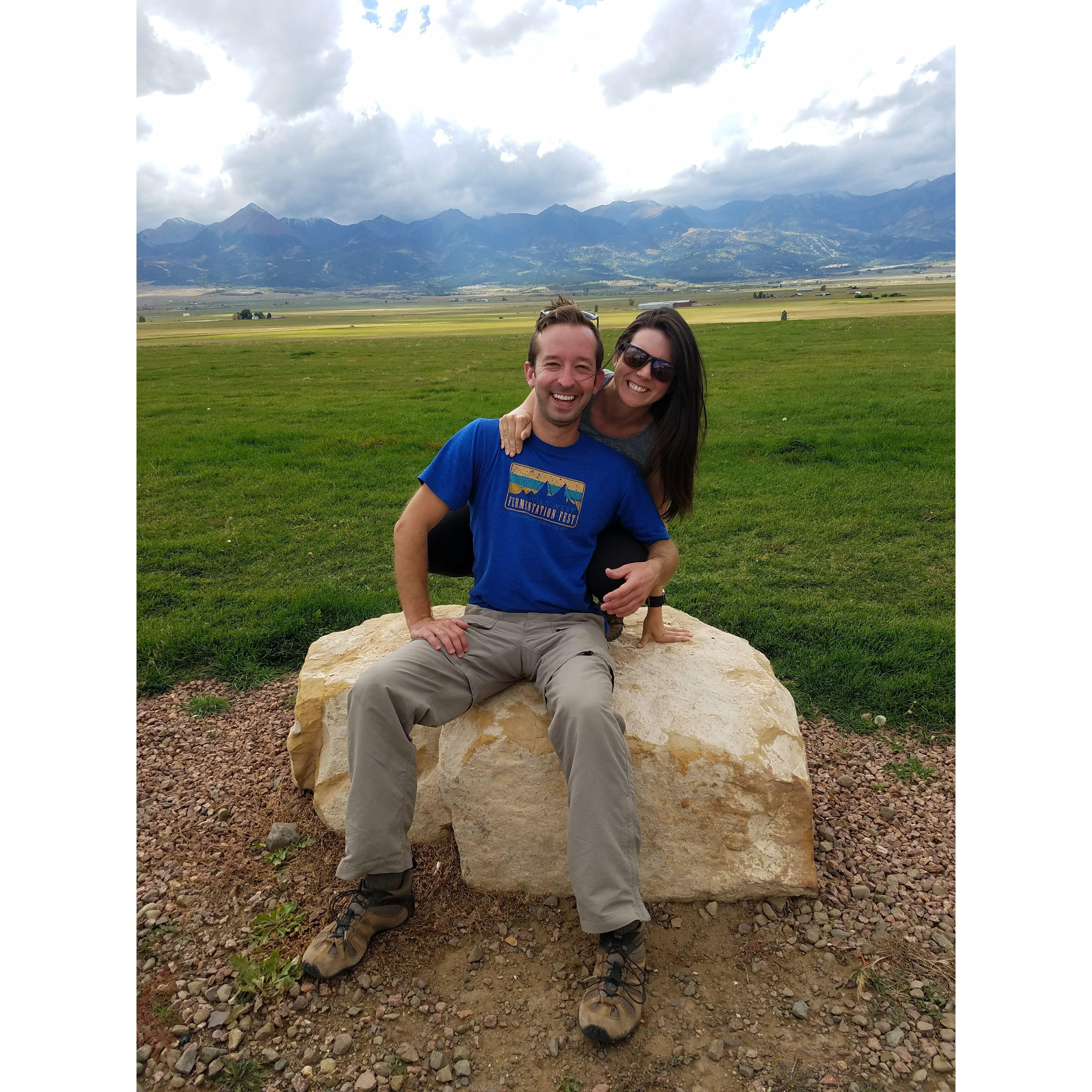 Camping with family in Westcliffe, CO (Sept. 2017)