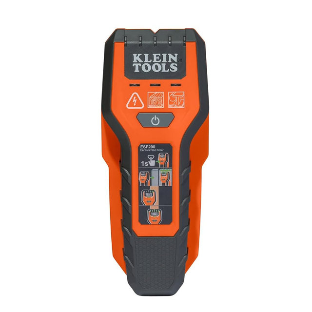 Klein Tools ESF200 Multi-Scan Stud Finder and Wall Scanner with LED Indicators, Fast Auto-Calibration, Detects Wood, Metal, and Live AC, One-Handed Operation, Compact Wall Detector