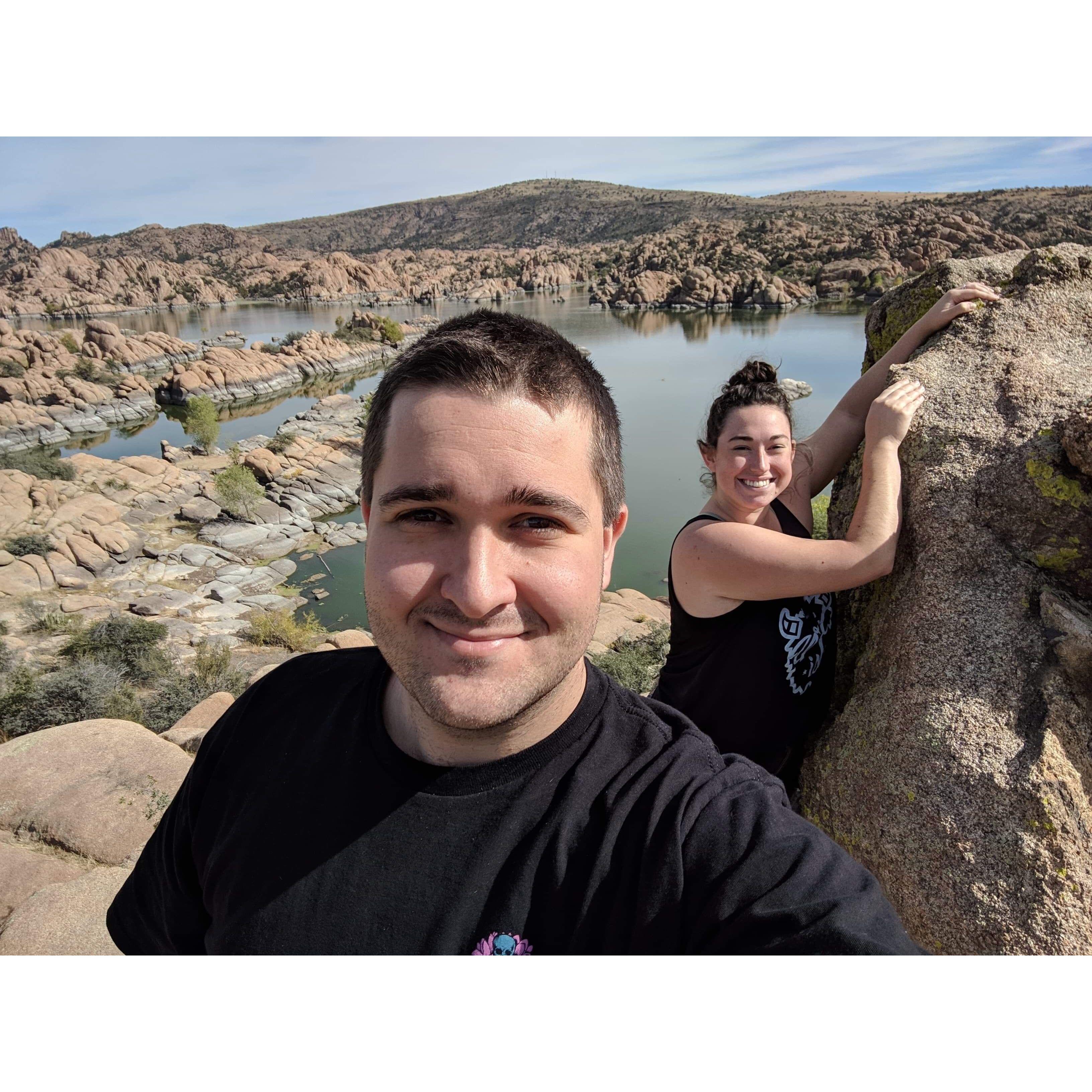 October 2018- A fun day trip to Prescott! Jackie and Bryan went antique shopping, checked out Watson lake, and tried the local Meadery.