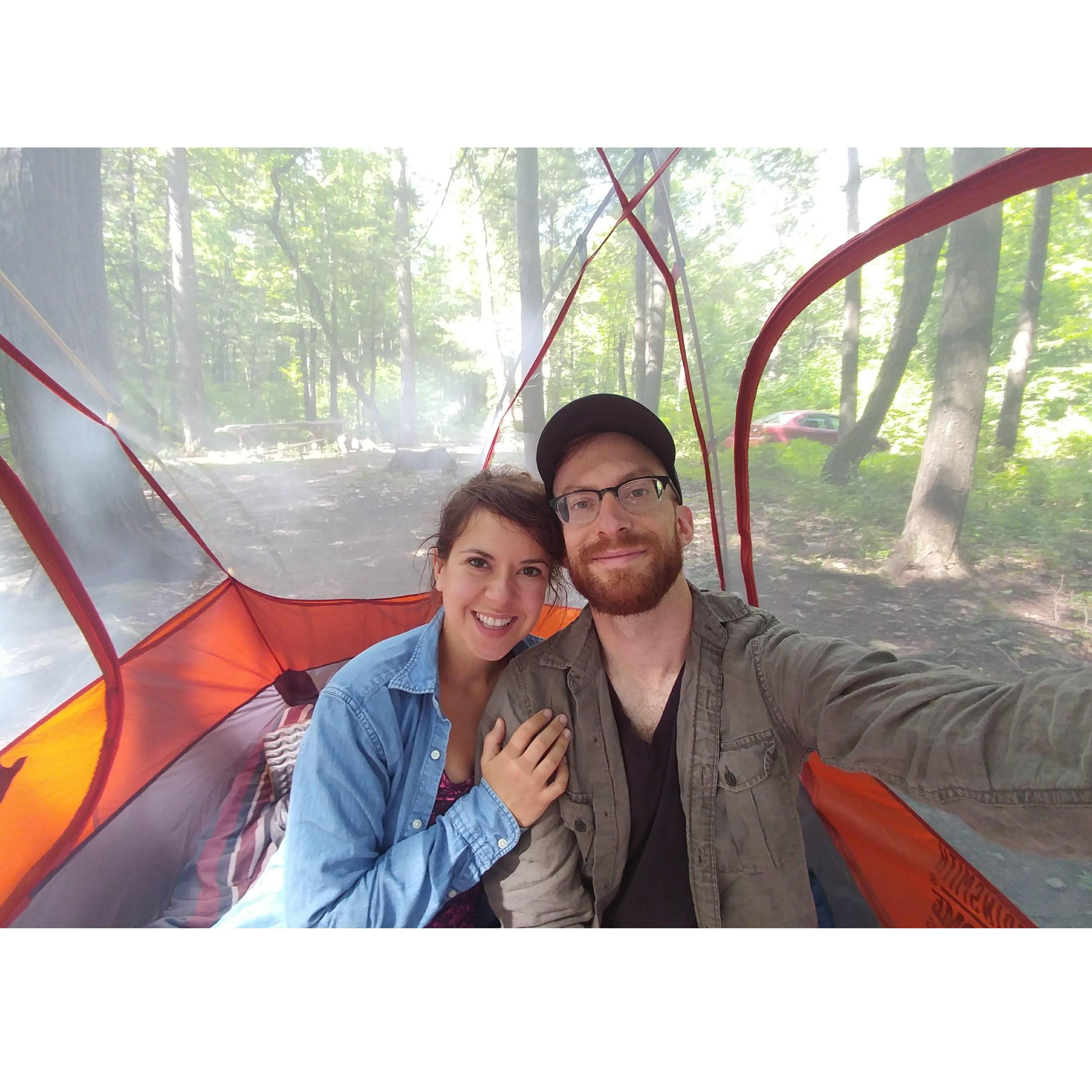 Camping in the Catskills