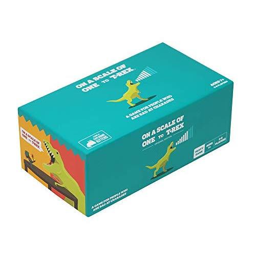 On a Scale of One to T-Rex by Exploding Kittens: A Card Game for People Who Are Bad at Charades - Amazon Exclusive Card Games For Adults, Teens & Kids