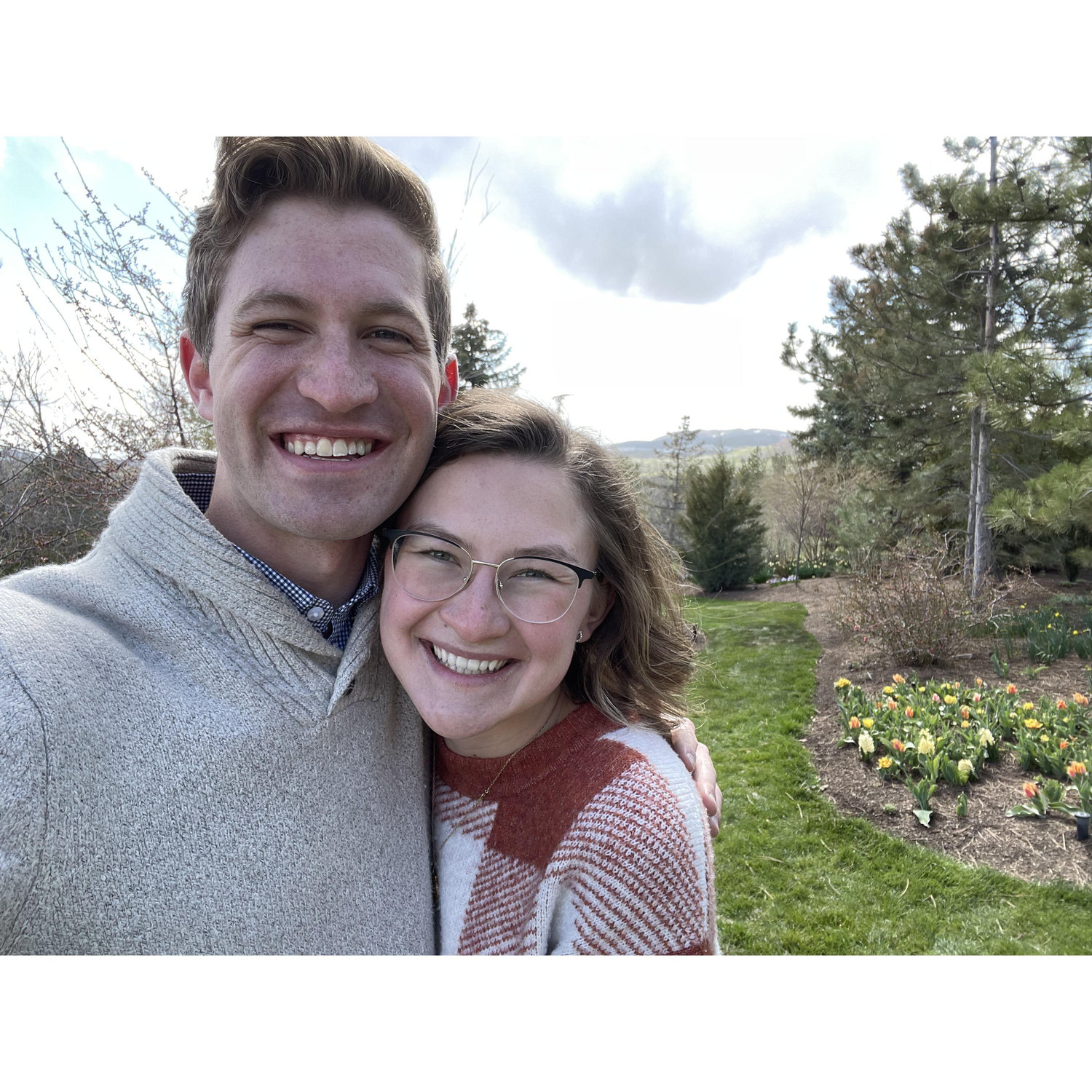 We enjoyed the tulip festival at Thanksgiving point soon after we started dating.