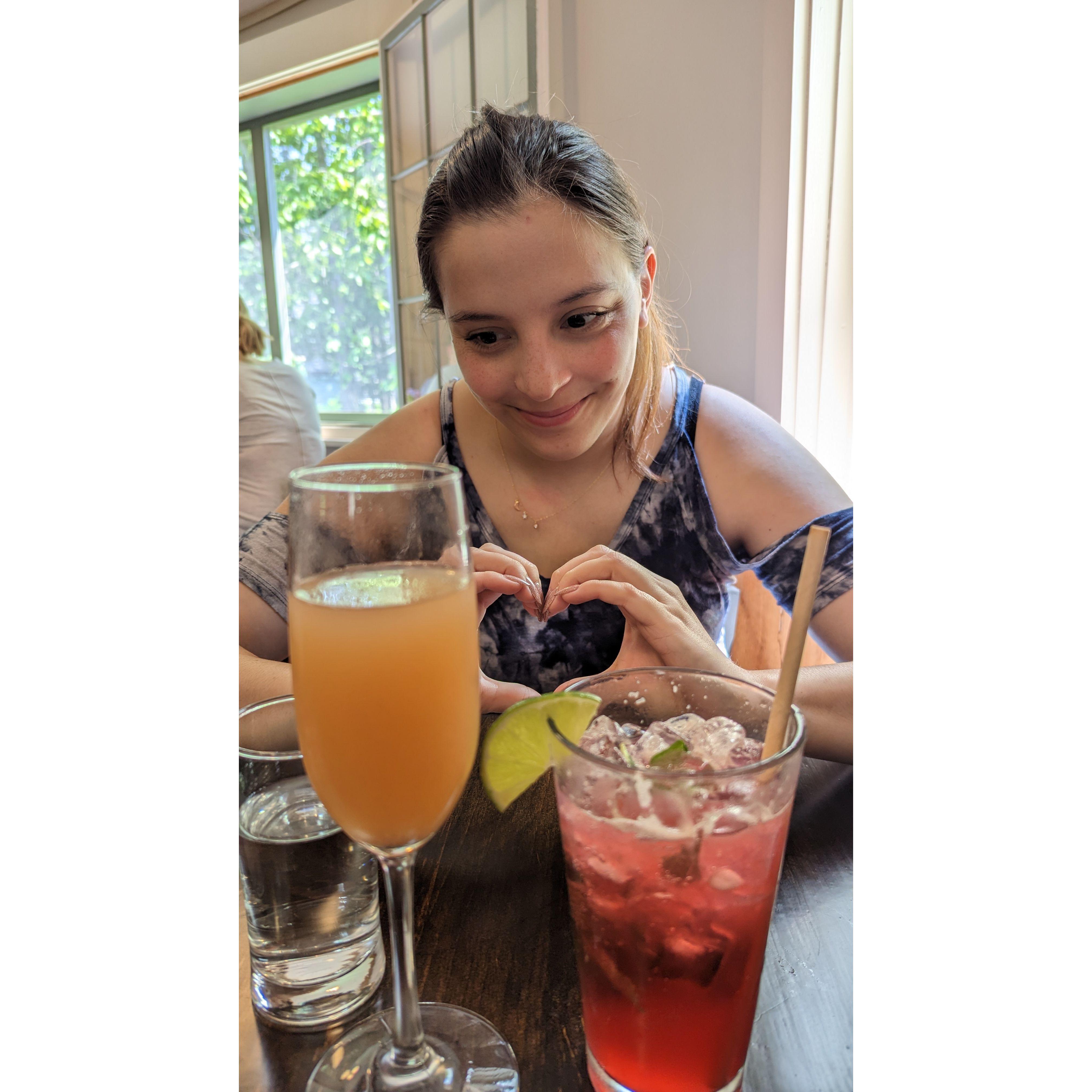 Brunch the morning before I proposed. She had no idea...