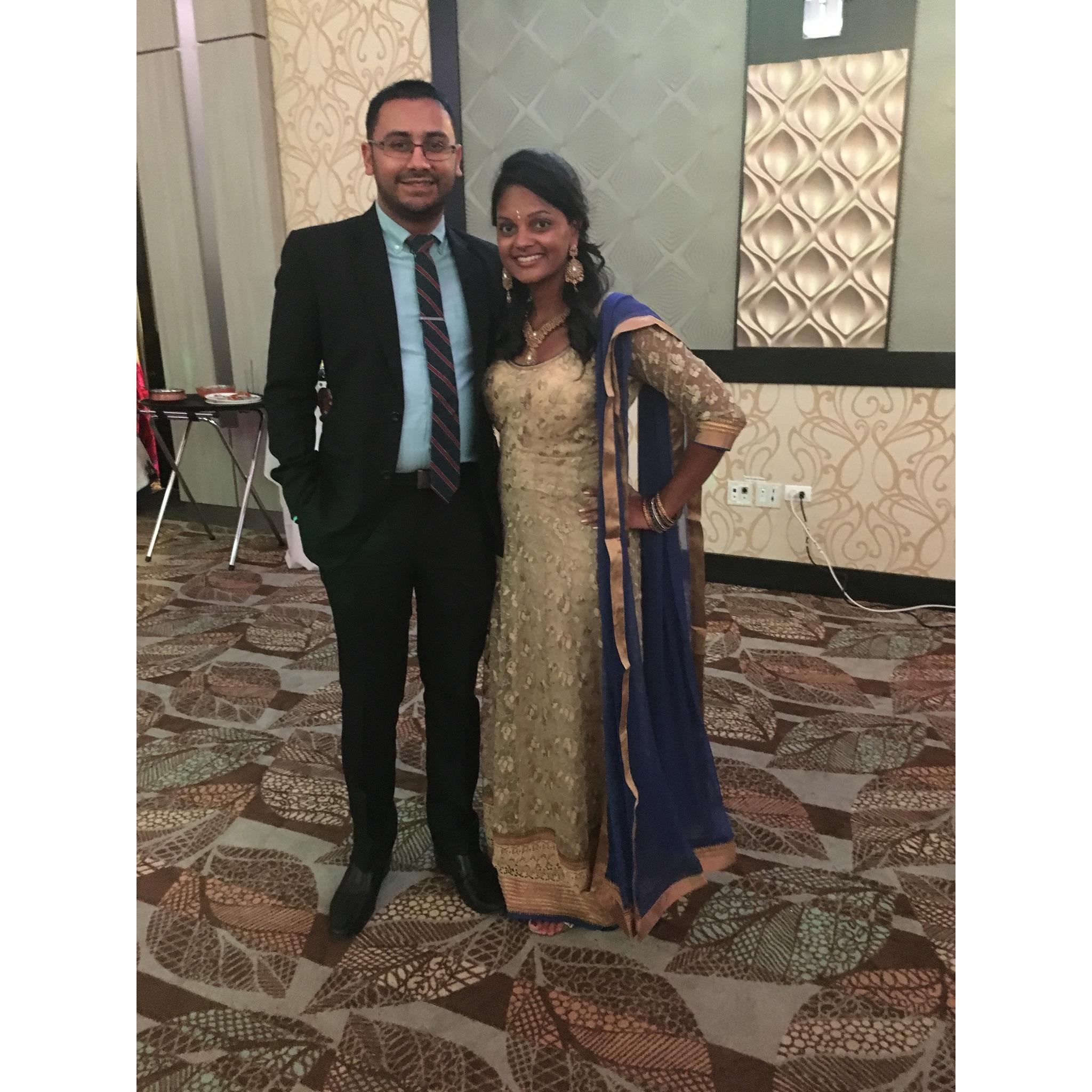 At my friend’s wedding