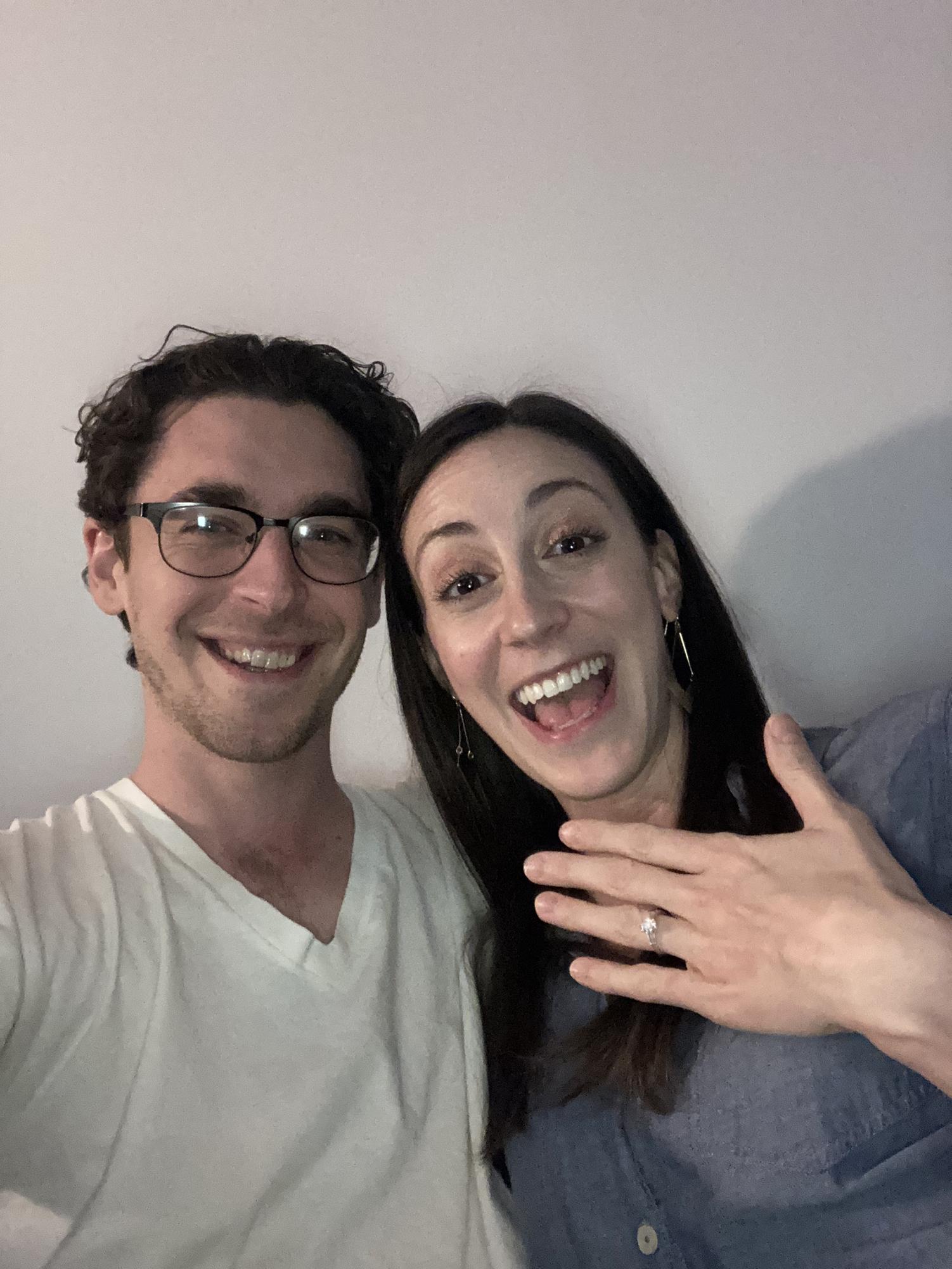 Engaged on February 13, 2021 in our new home!