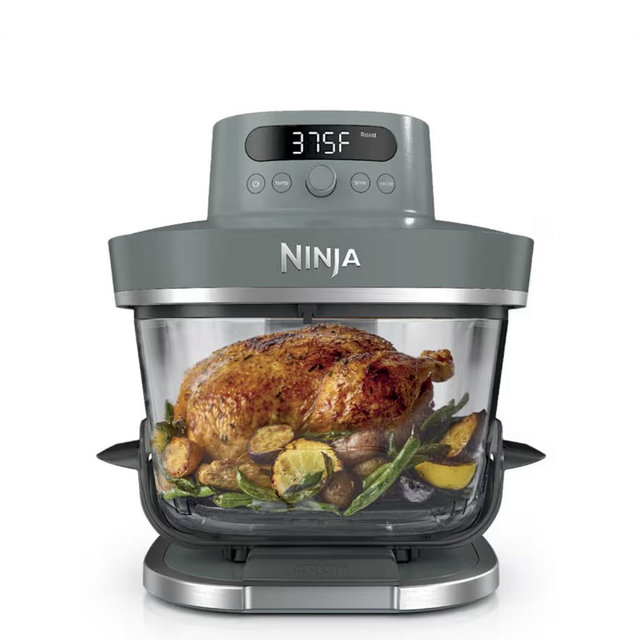 Build Your Own Ninja Crispi® Pro 6-in-1 Glass Countertop Air Fryer, Ash Gray