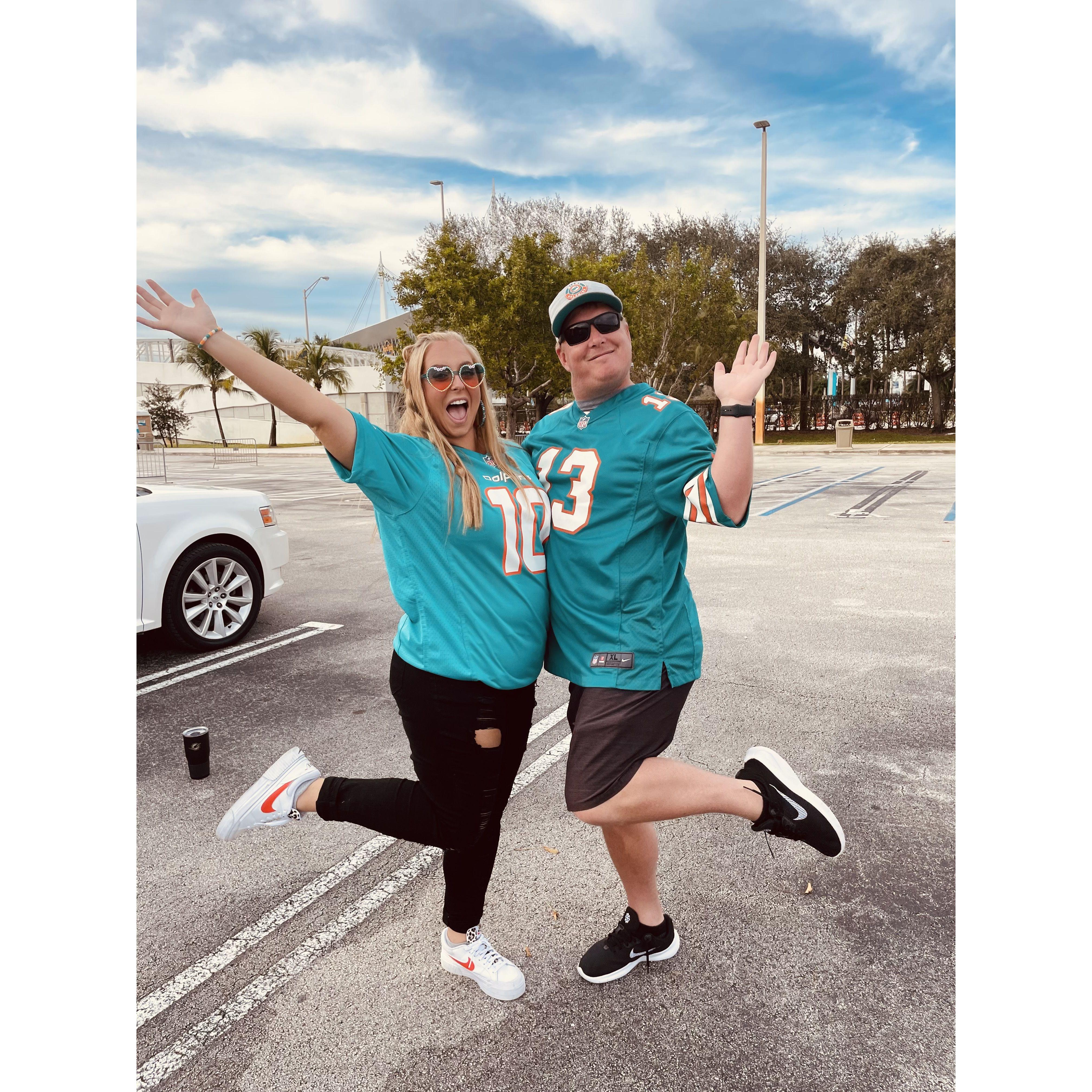 2nd Dolphins game in Miami