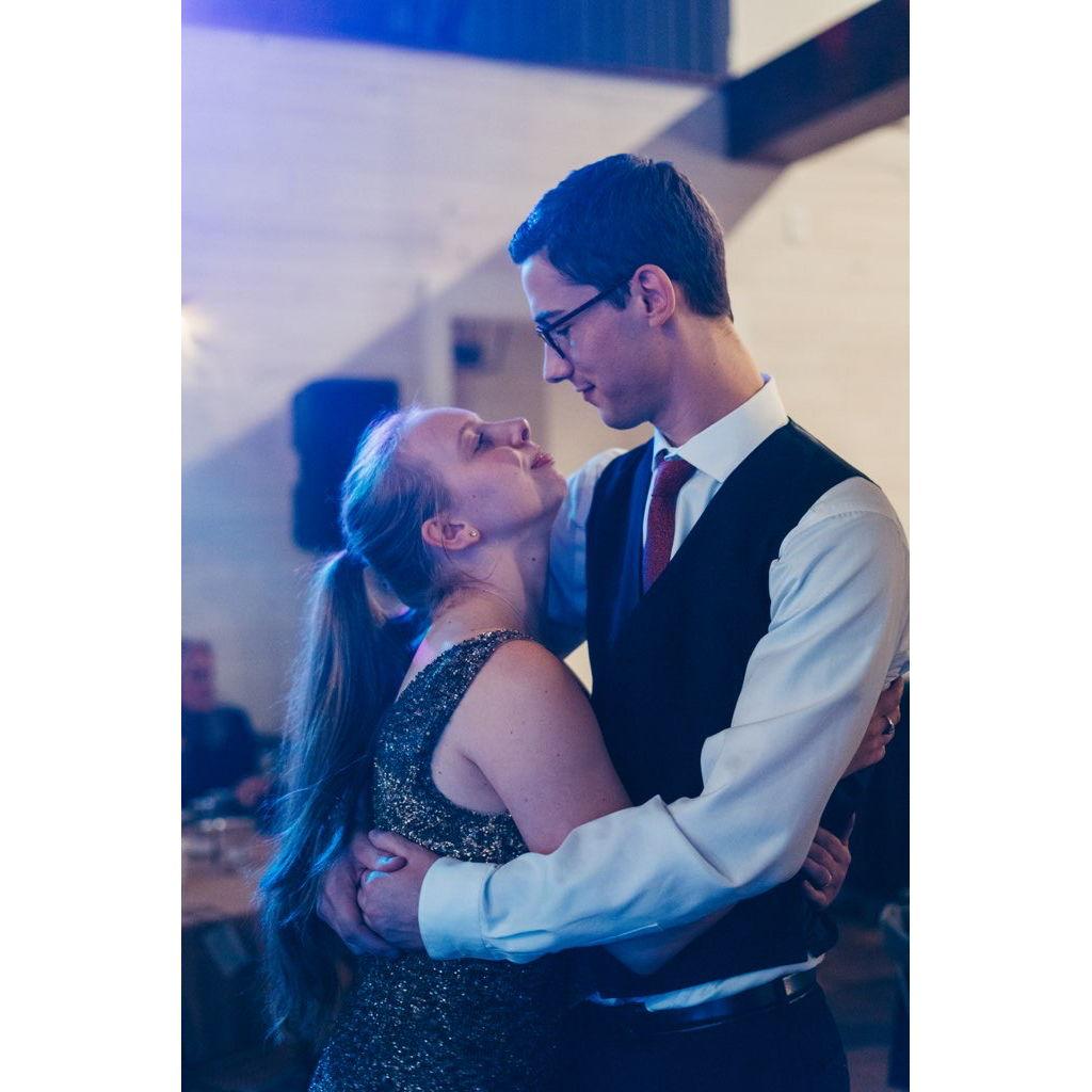 In our favorite spot- each other's arms.