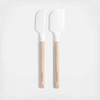 Goodcook Ready 4pk Silicone Spatulas With Bamboo Handles : Target