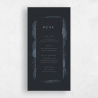 Black Wedding Menu - Zortas