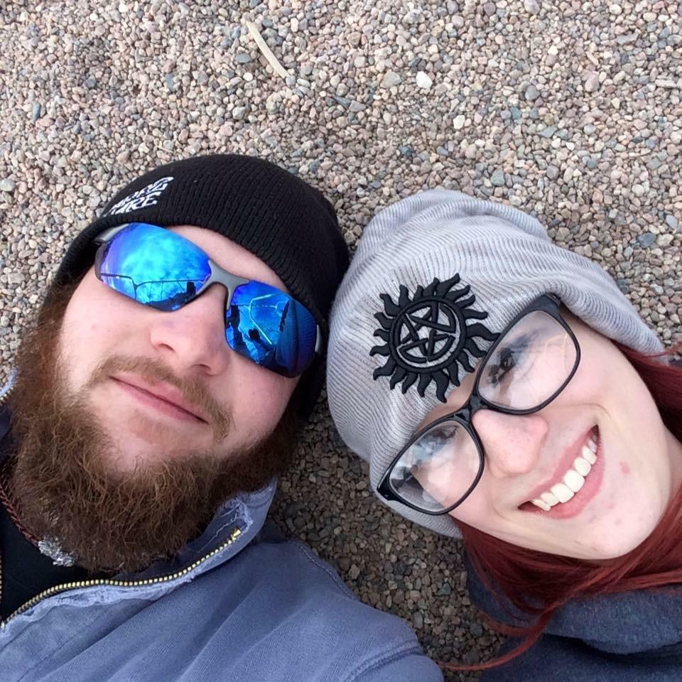 This was one of the first photos we took together. It was on a windy March afternoon in the park.