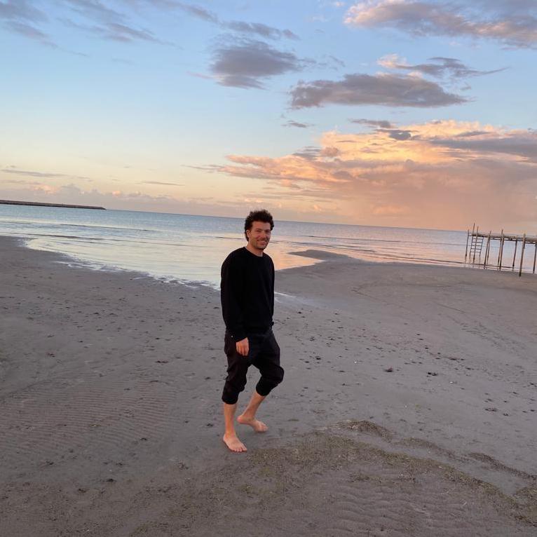 On the beach in Denmark