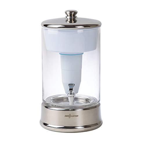 ZeroWater (ZBD-040-1) 40 Cup Ready-Pour Glass Dispenser, BPA-Free, with Free Water Quality Meter, NSF Certified to Reduce Lead and Other Heavy Metals