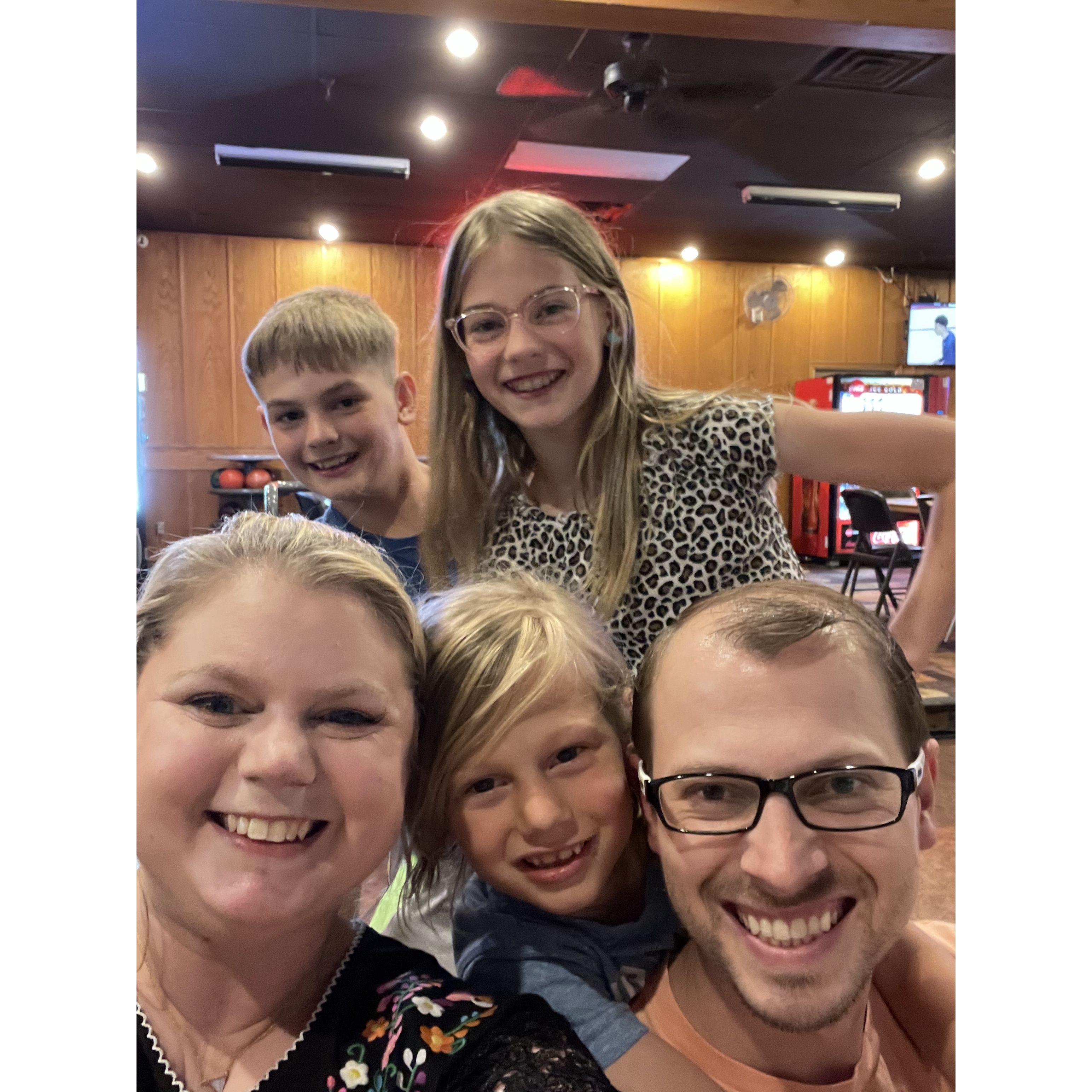 Bowling with the kids!