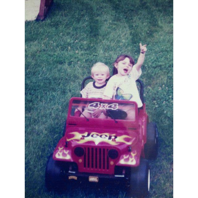 Kaitie and James, circa 1996