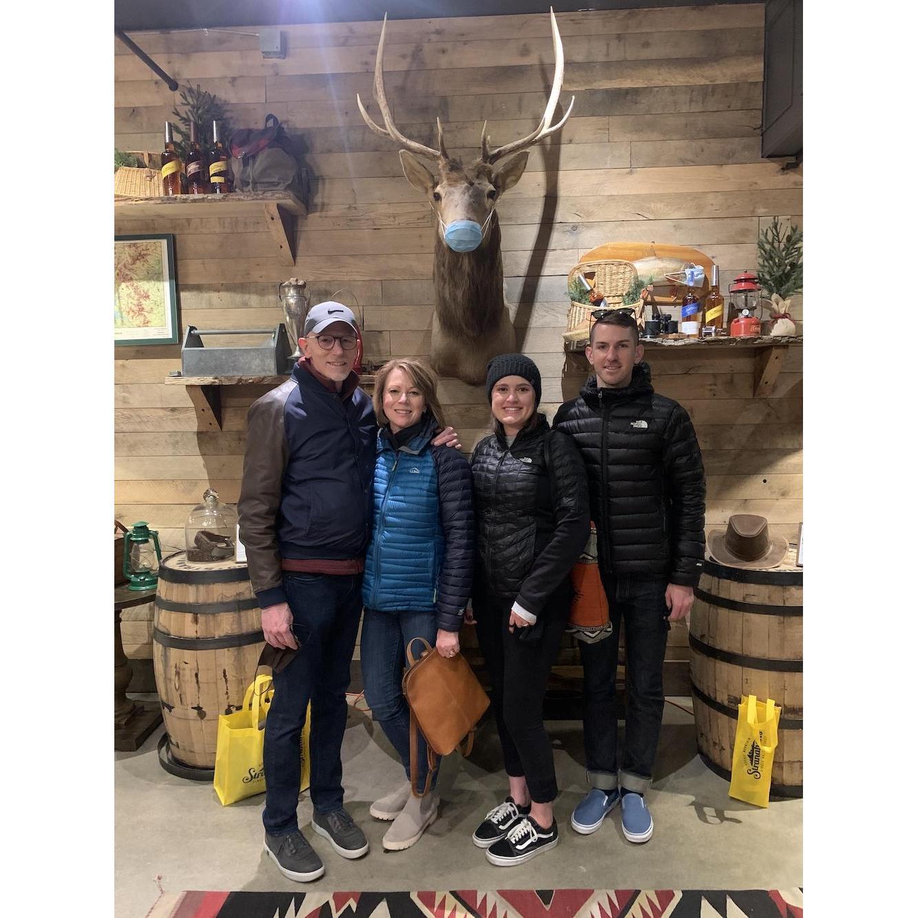 A trip to Stranahan's, whisky distillery, with Kyle's dad and step-mom