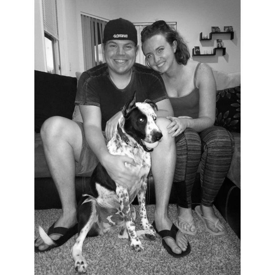 The day we officially adopted Cooper