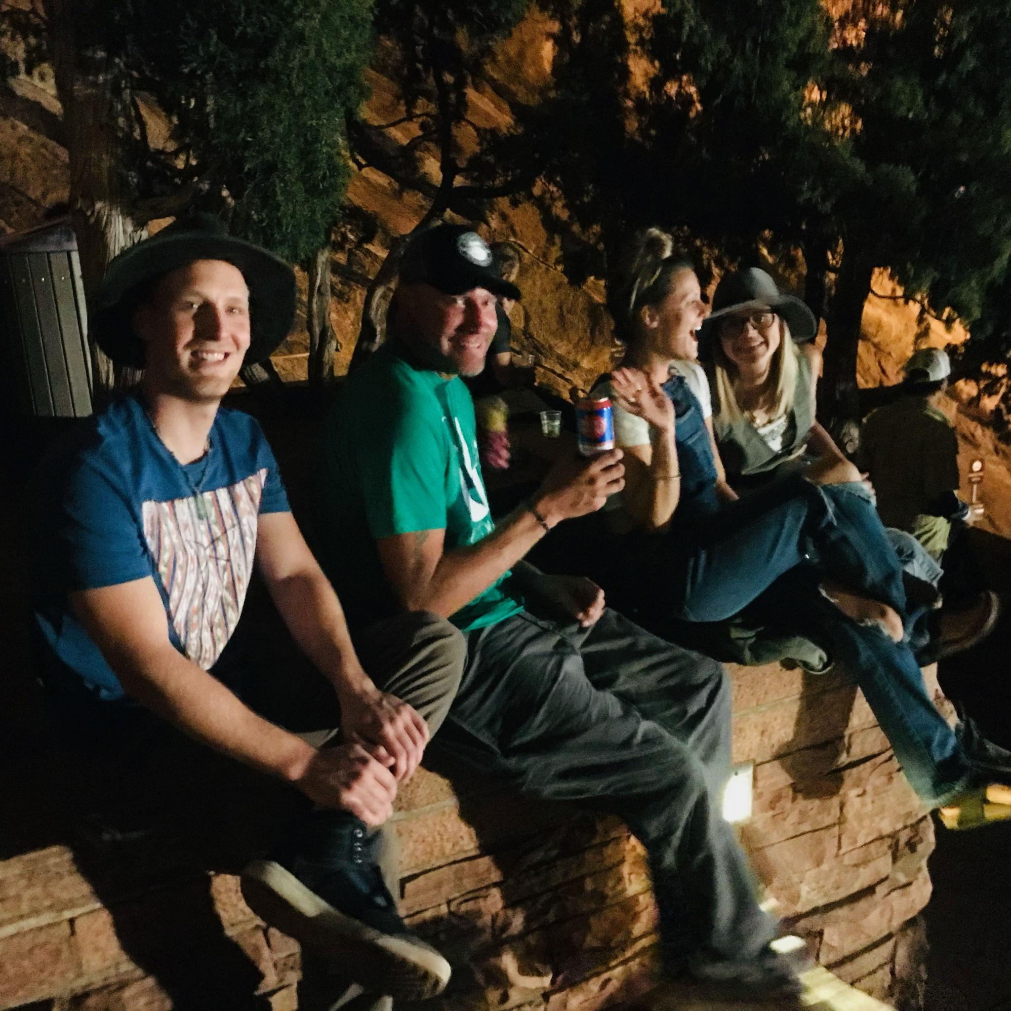 The first night we met at Red Rocks, September 23rd, 2018 with our best friend Susie! Our bestie Casie, also in attendance took this first photo of Klaus and I to exist! Who knew we'd end up here?!