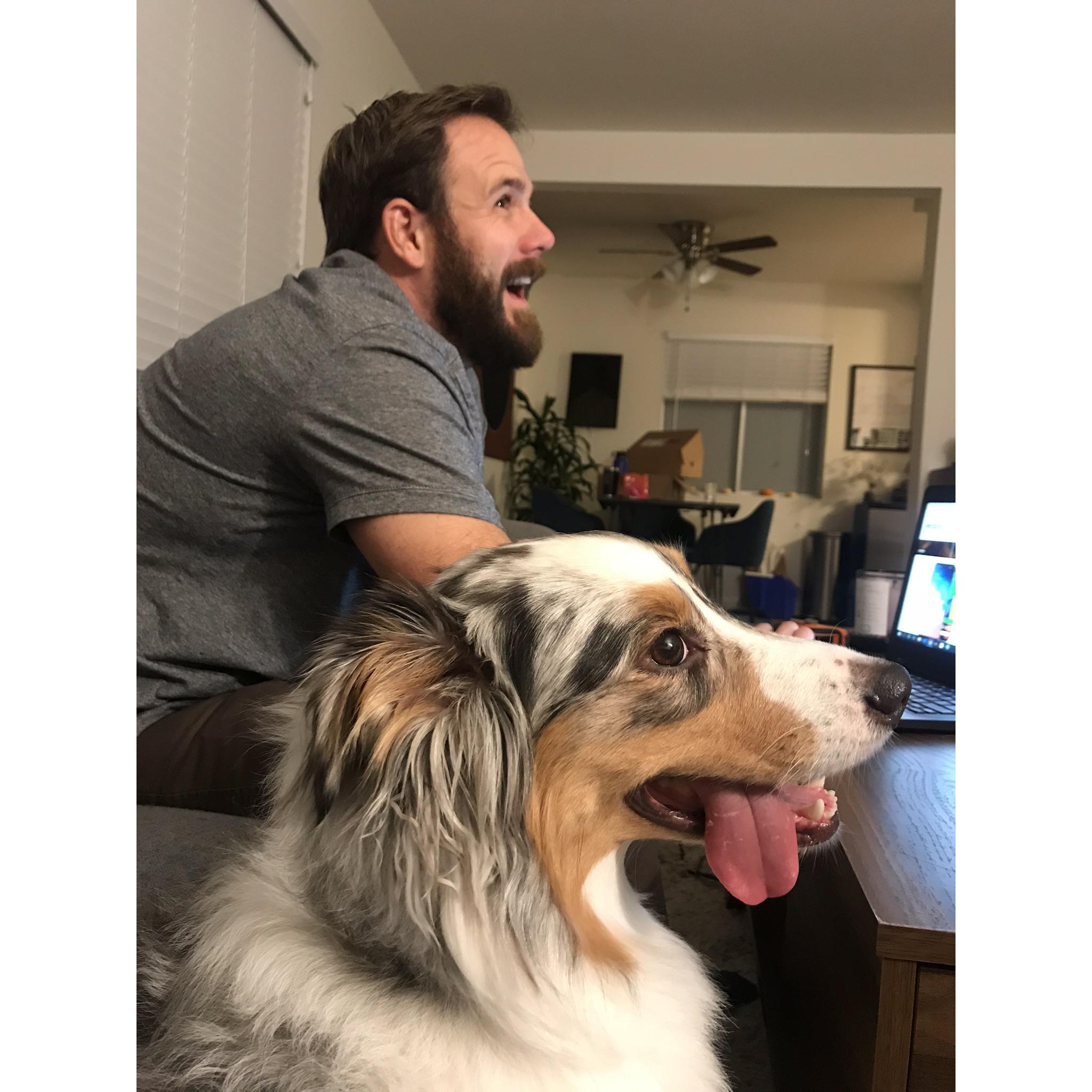 I always hoped to find someone who would make me laugh everyday. I won the lottery, I have two beautiful beings in my life that crack me up!