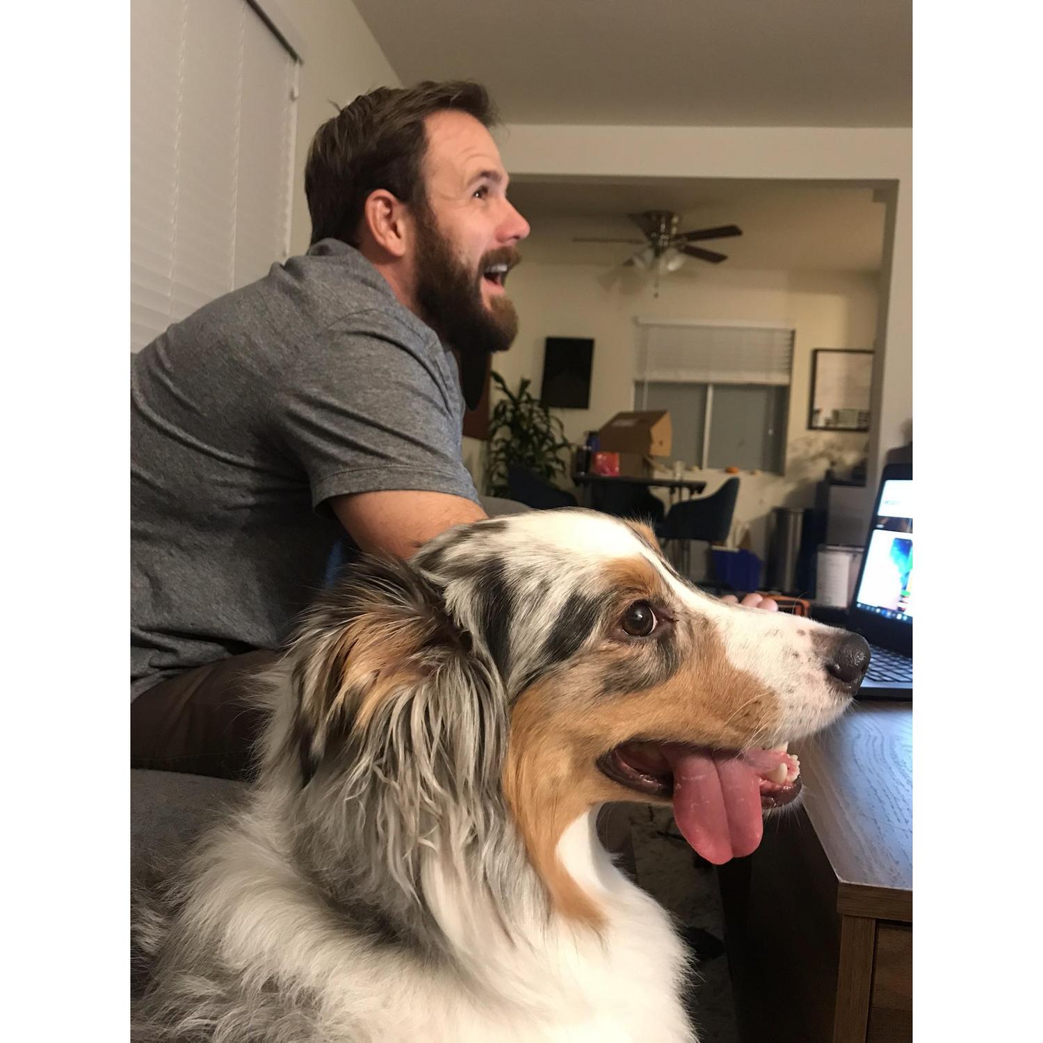 I always hoped to find someone who would make me laugh everyday. I won the lottery, I have two beautiful beings in my life that crack me up!
