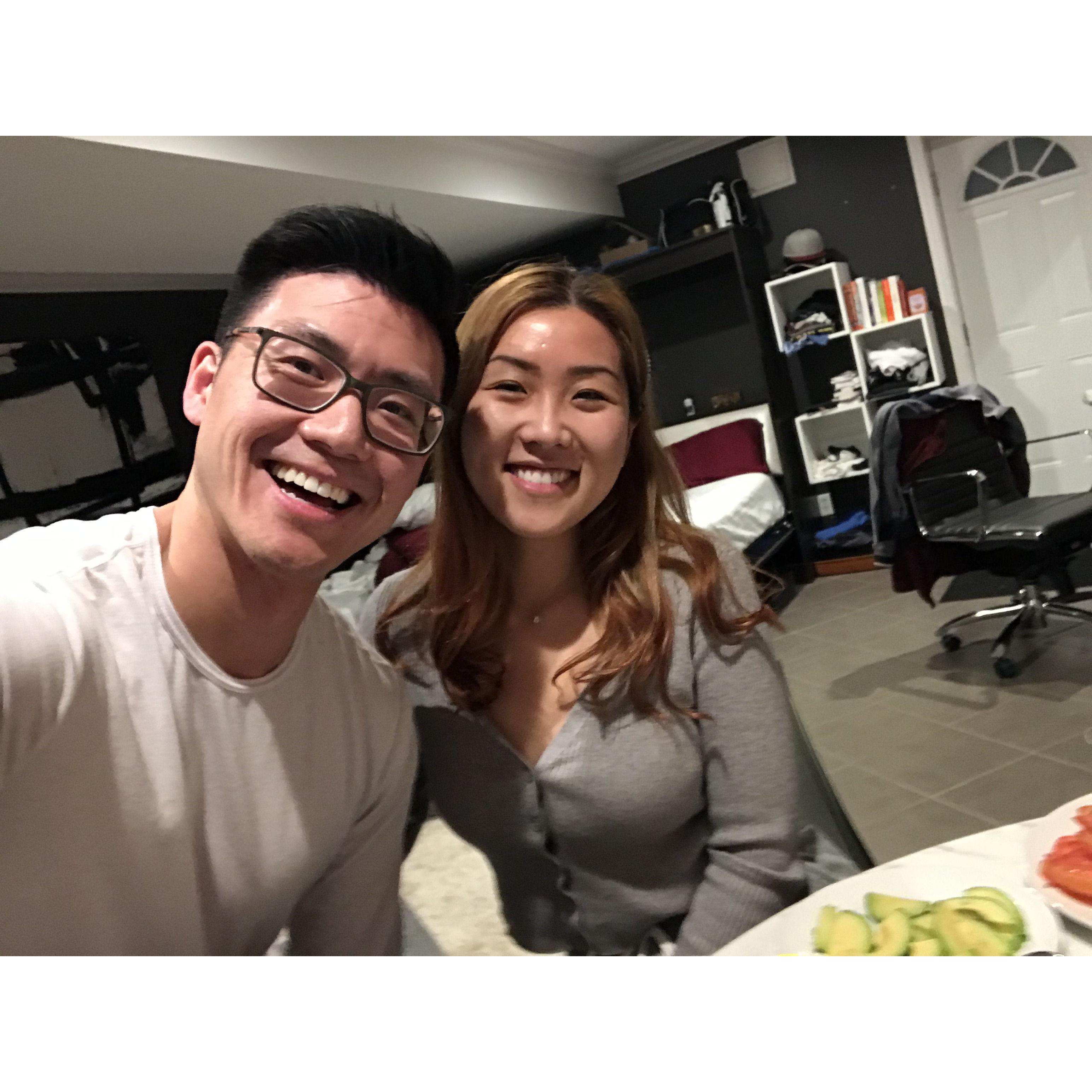 Our first picture together ever!