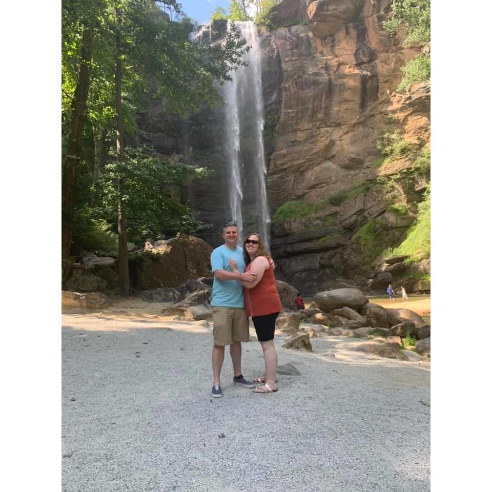 Toccoa Falls, located at the college where we first met