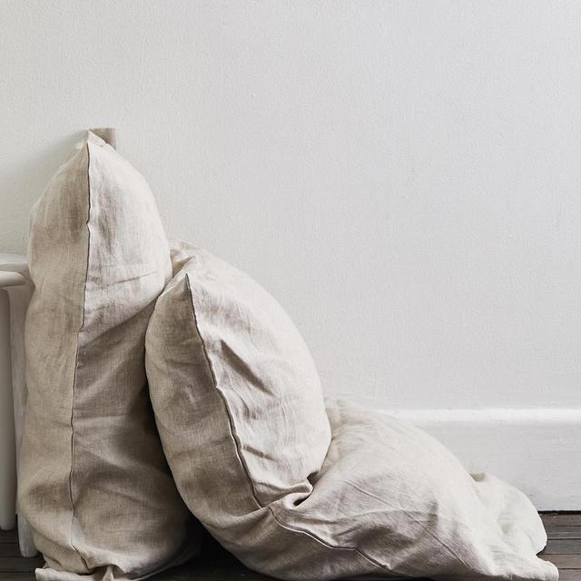 Oatmeal 100% Flax Linen Pillowcases (Set of Two)