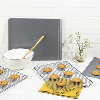 Nonstick Cookie Sheet & Cooling Rack Bakeware Set, 4 Piece