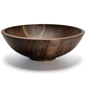 Medium Champlain Wooden Bowl in Walnut