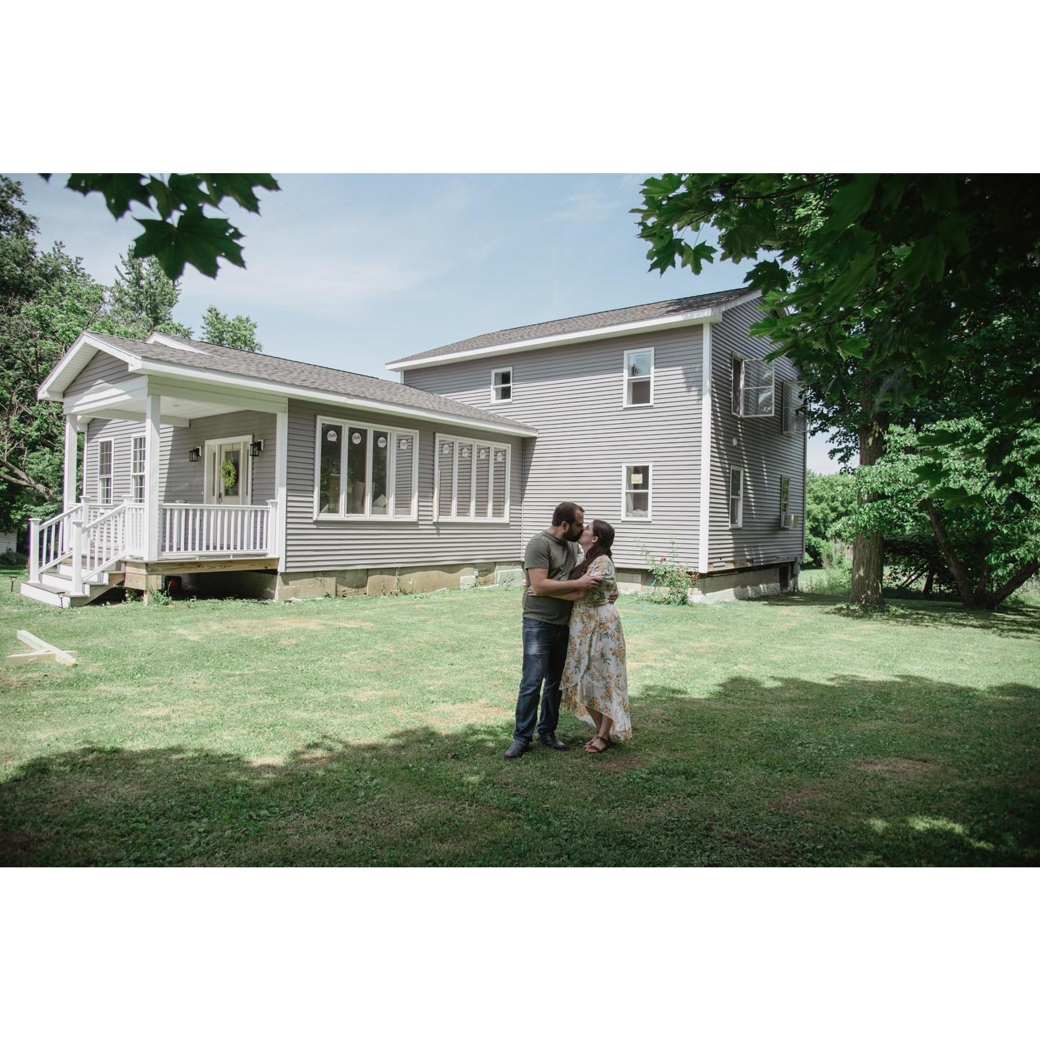 After three years, we got our go ahead to move in to our fixer upper July 2020