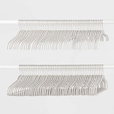 100pk Combo Hanger Suit/Shirt Hanger White - Made By Design™