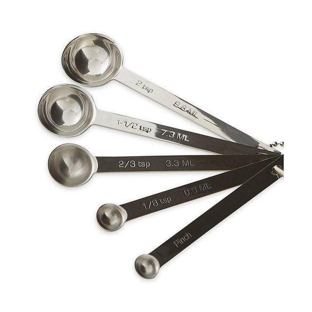 RSVP International Endurance Stainless Steel 5 Piece Odd Size Spoon Set