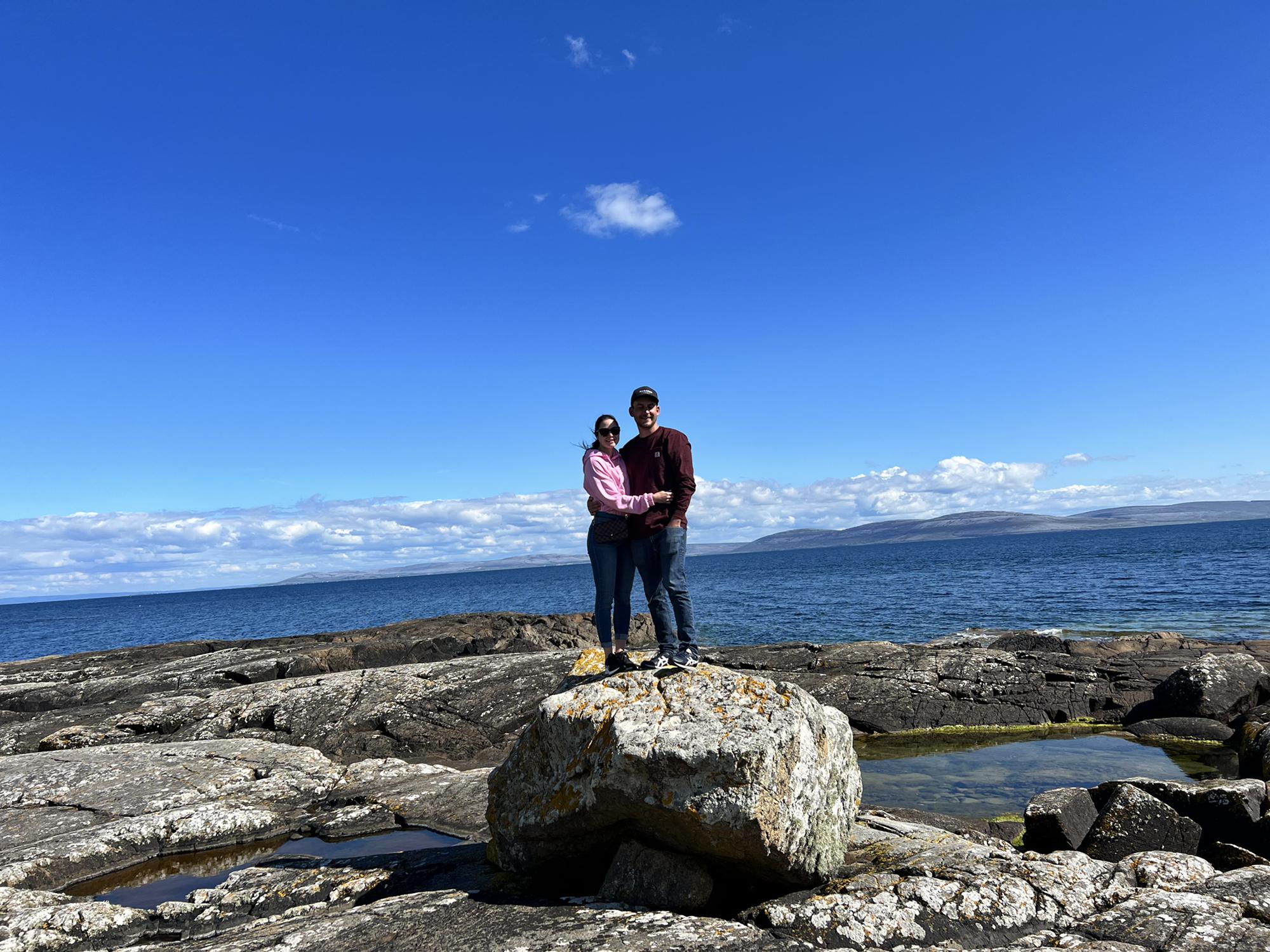Spiddal, on the shore of Galway Bay in Ireland.