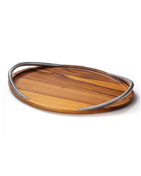 Nambe Braid Serving Tray
