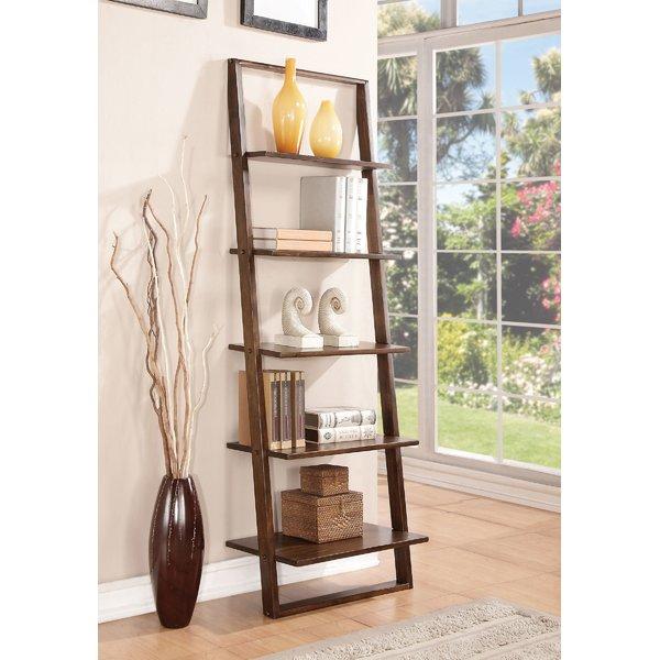 Simonetti 72" Leaning Bookcase