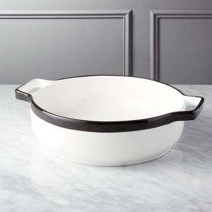 Tux Large White Baking Dish