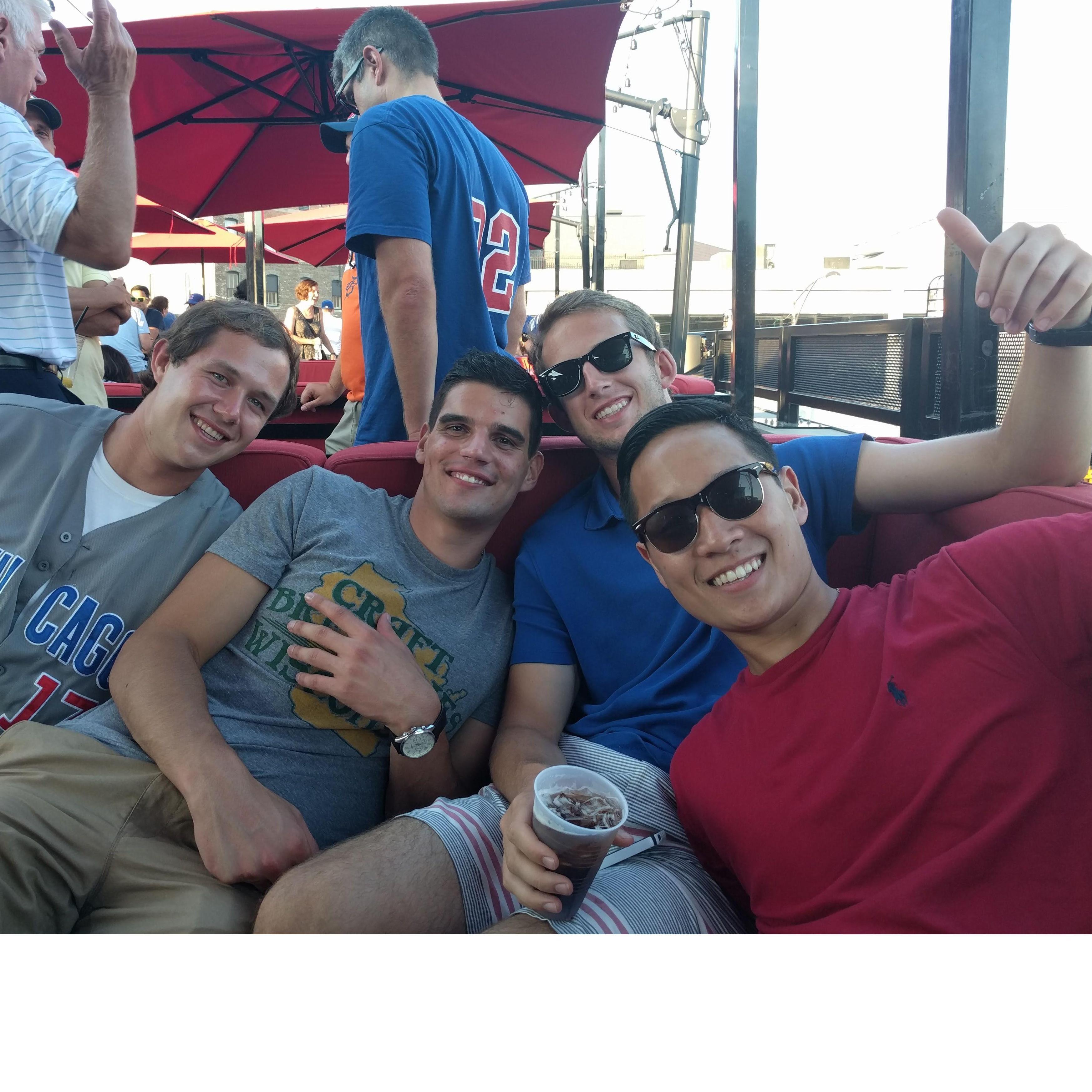 Wrigleyville - with Matt, Kristiyan & Sean