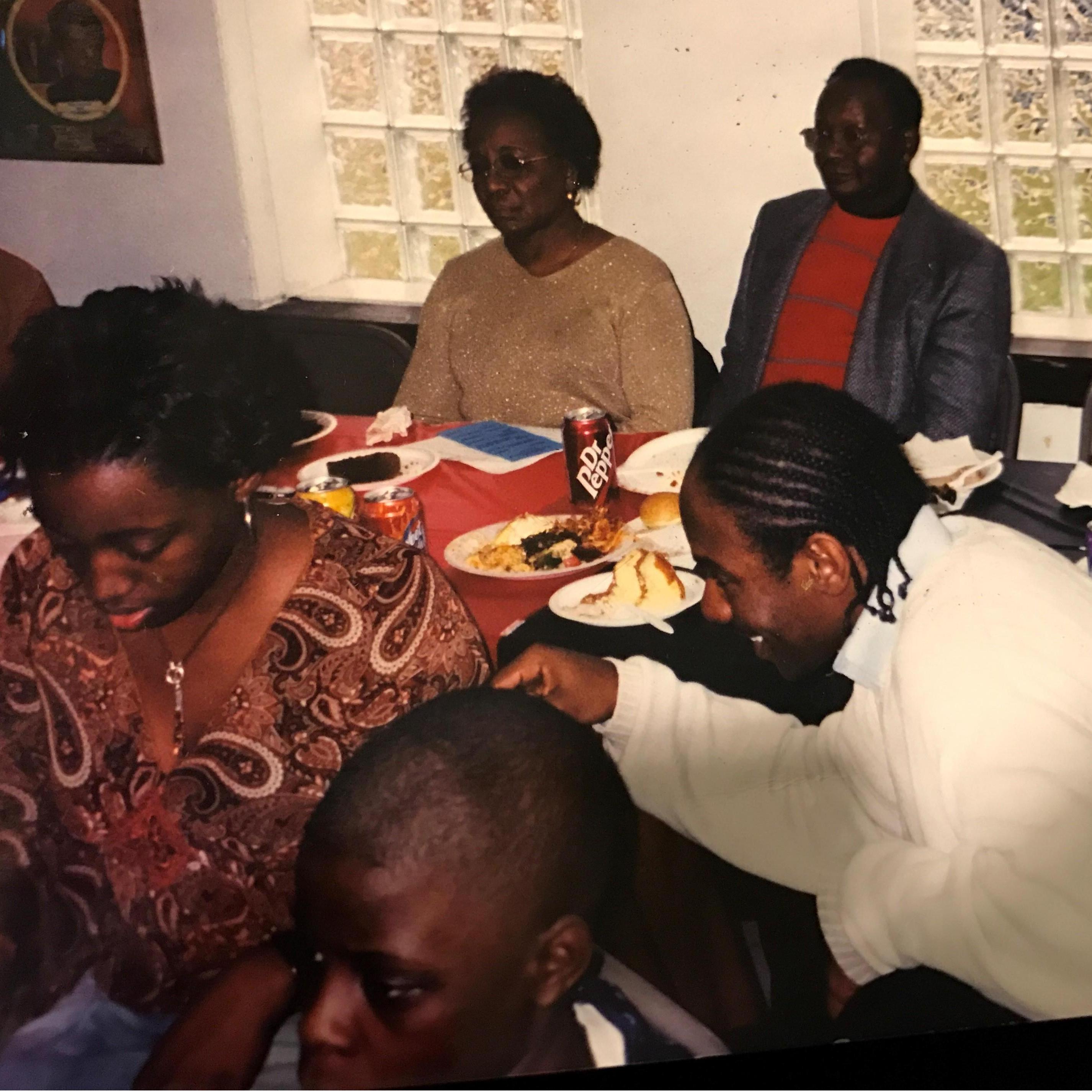 Back in the Day....Melvin was always bothering me. I'm trying to focus and look at him