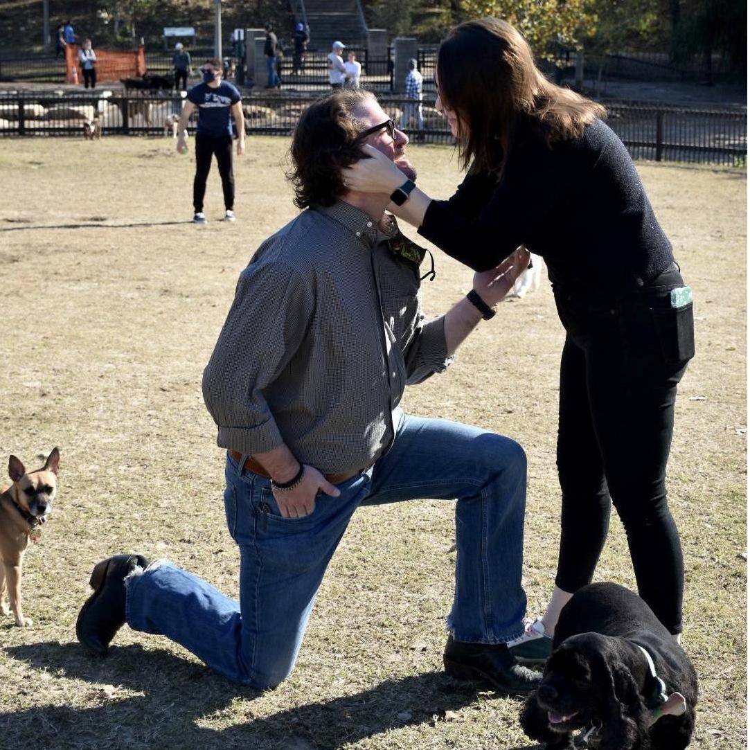 Proposal at Johnny Steele Dog Park, 12.20.20