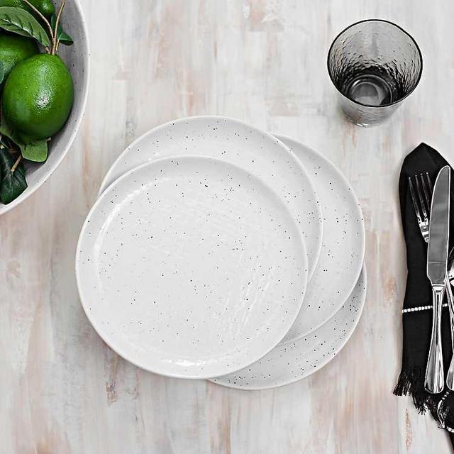Cream Simple Things Salad Plates, Set of 4